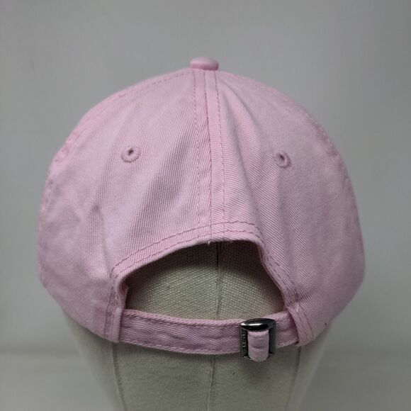 Bride Slideback Hat Pink One Size Adjustable Embroidered 6 Panel Dalix - Picture 5 of 8